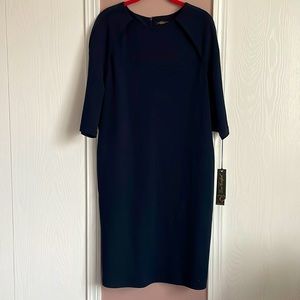 Dress “Love Comfort” Dark Blue size L or 10 ( European size 42), NEW